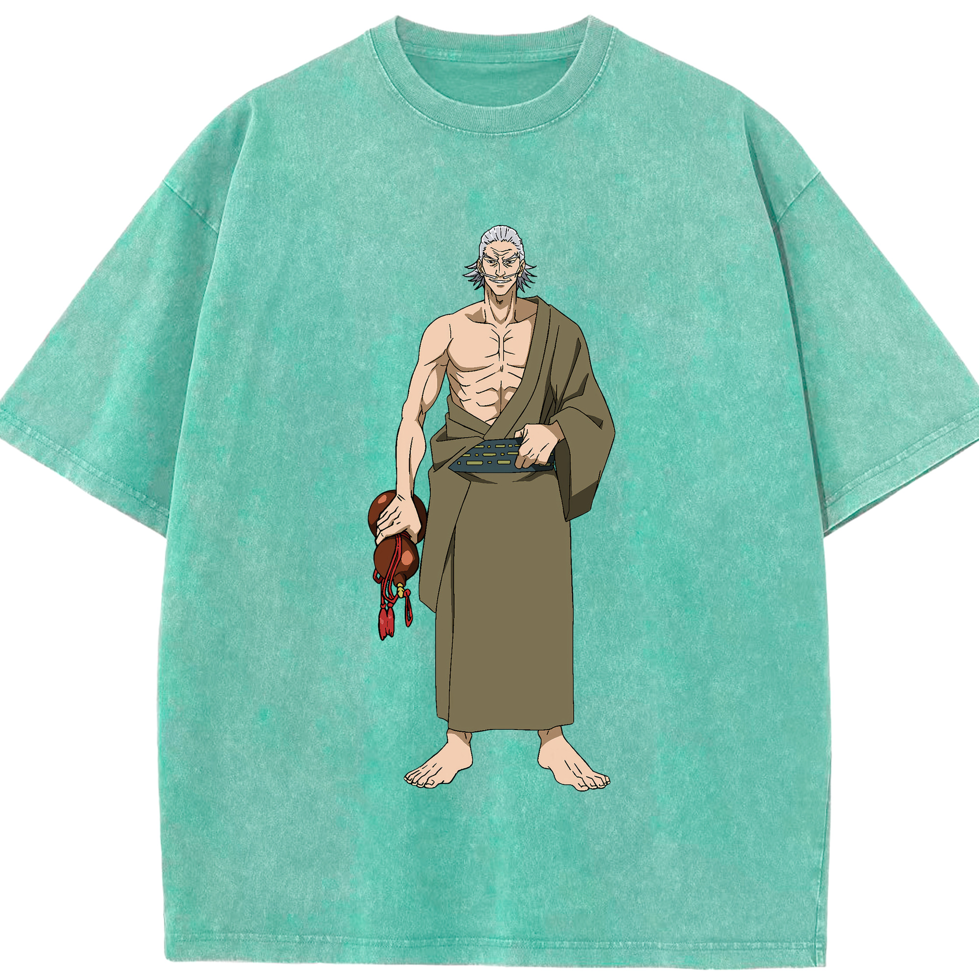 （画像用） 呪術廻戦 Jujutsu Kaisen 綿100% ヴィンテージ風 半袖Tシャツ（フロントプリント）